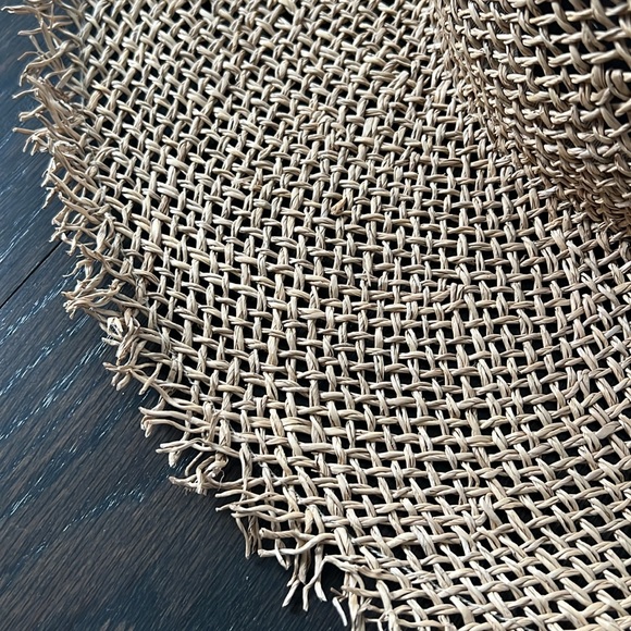 Straw hat fringe - Picture 2 of 3